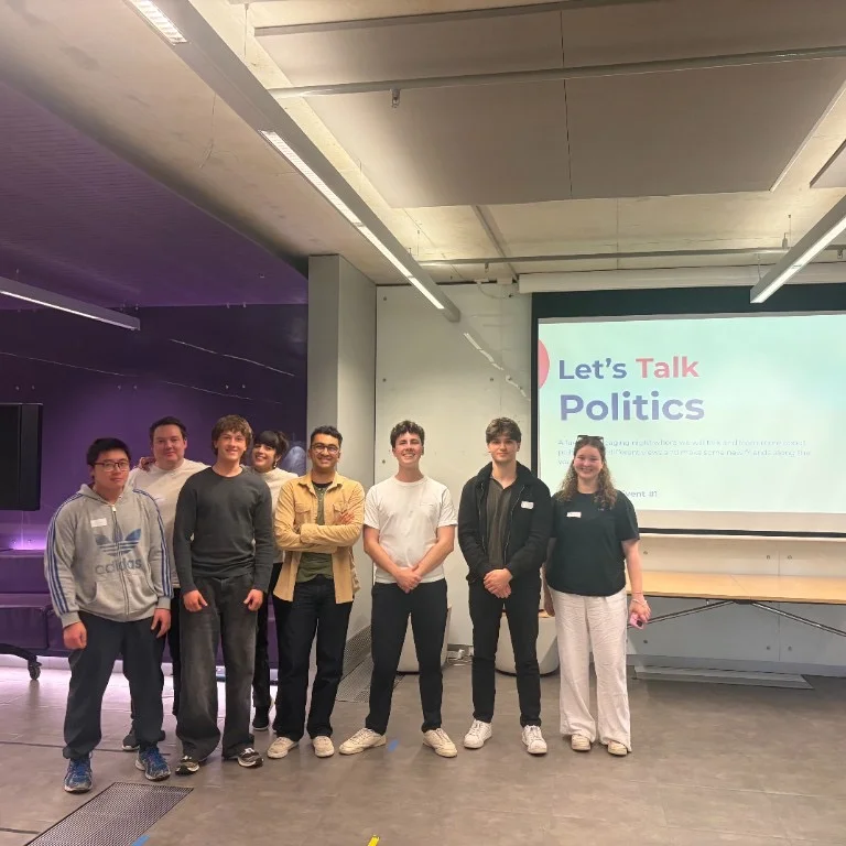 Group photo from Let's Talk Politics at UTS
