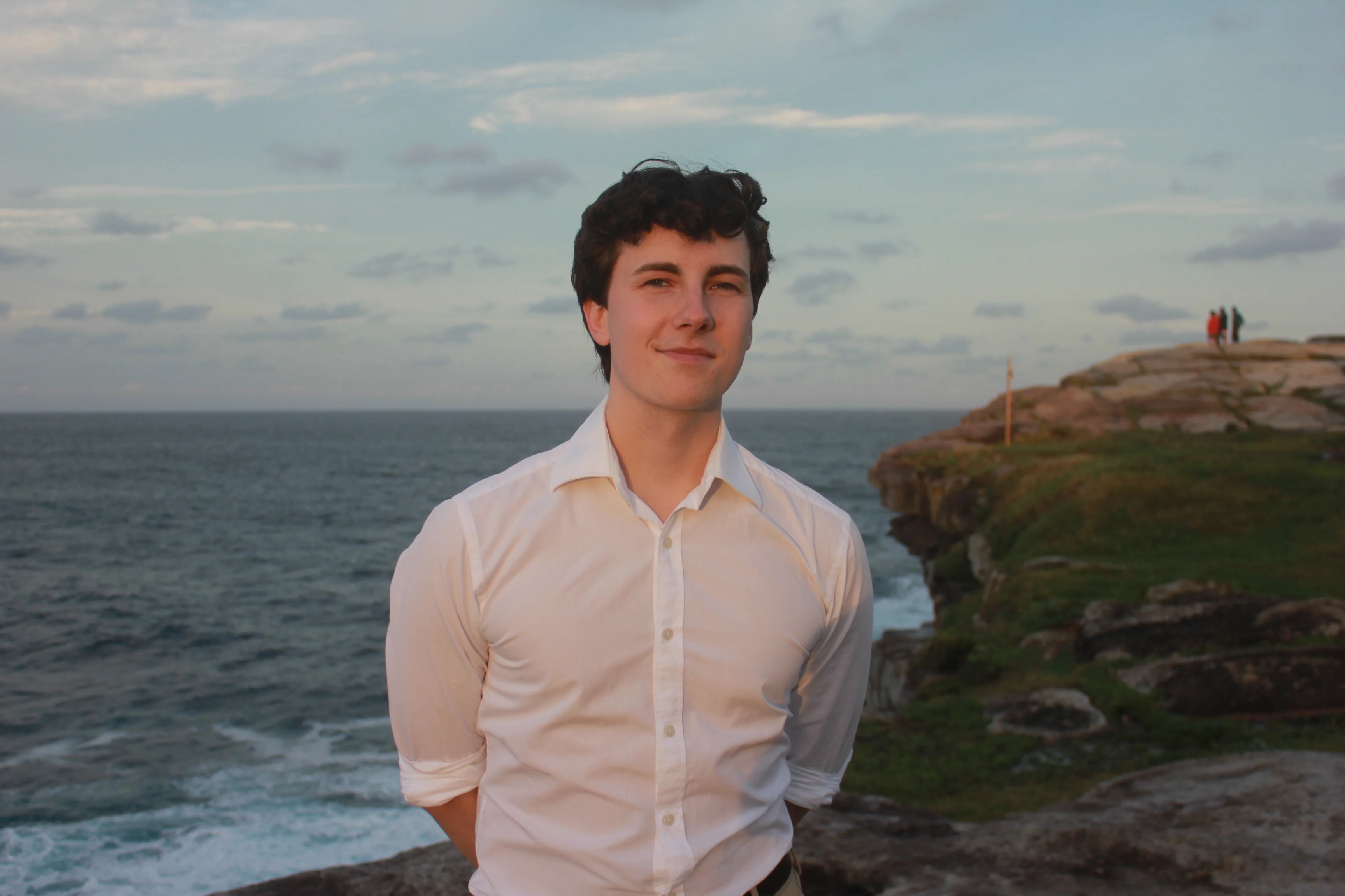 Michael Richmond at the Wentworth coastline